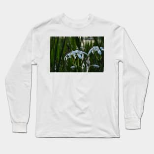 White Flower Long Sleeve T-Shirt